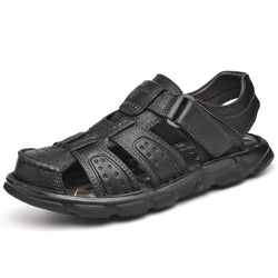 Theo Herren Leder Outdoor Sandalen – Leichte, gepolsterte Sohle
