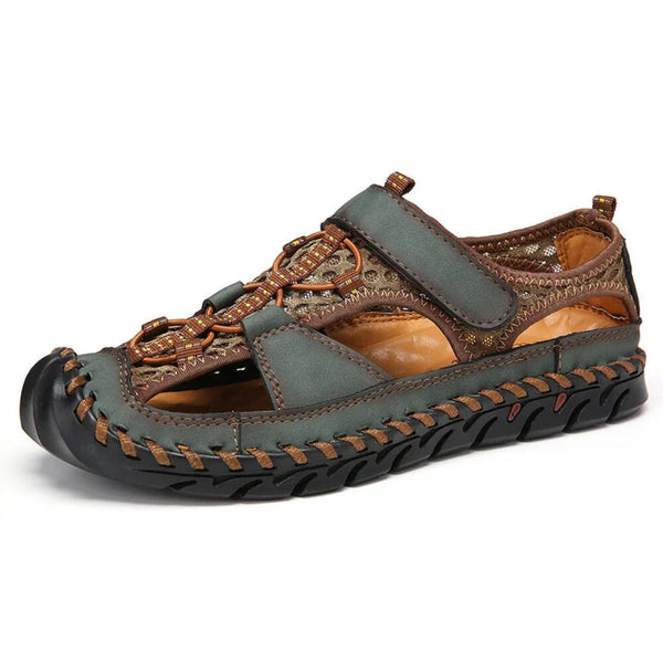 Noah Men’s Handmade Leather Sandals – Casual, Lightweight Summer Shoes