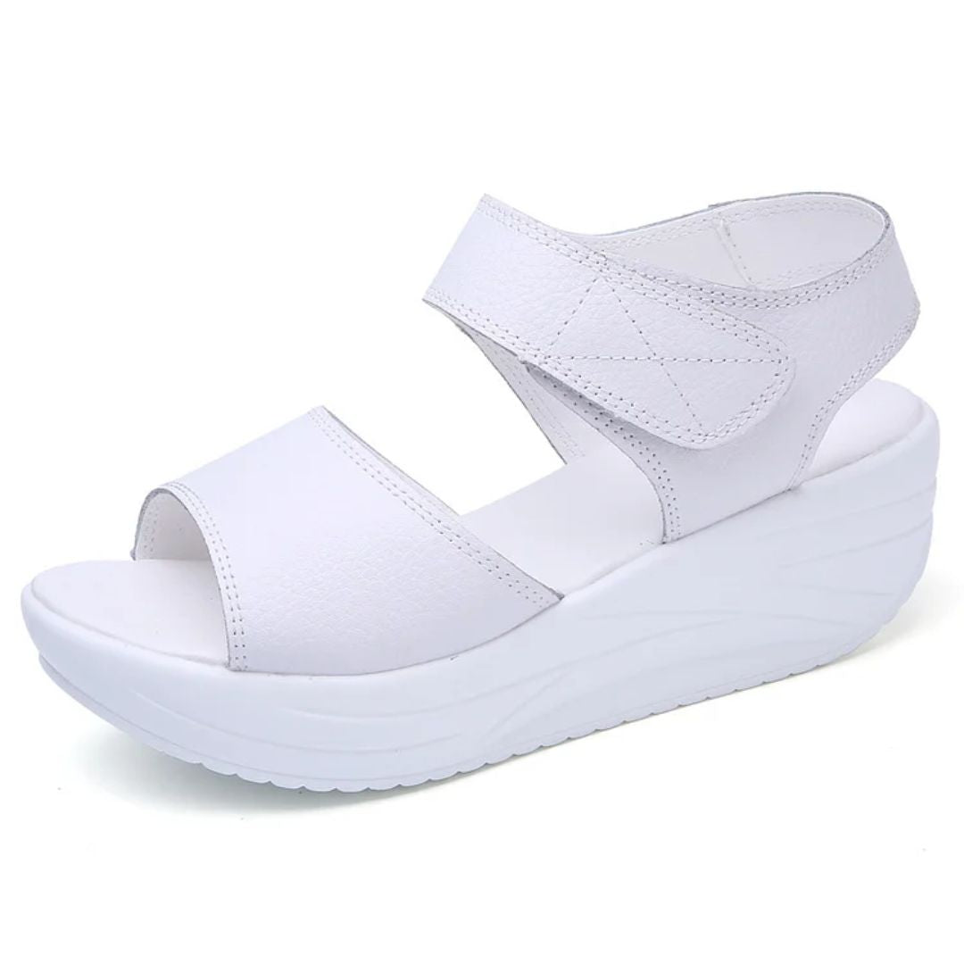 Solara - Platform Rocker Sole Sandals