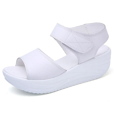 Solara - Platform Rocker Sole Sandals